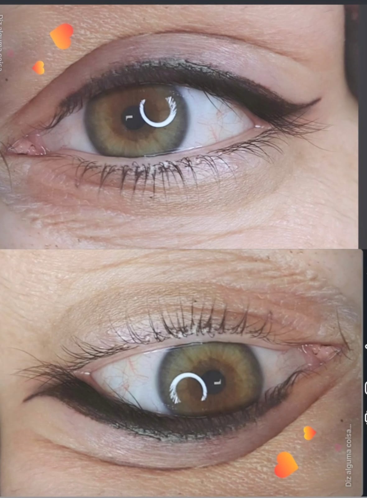 Micropigmentação de eyeliner com resultado natural